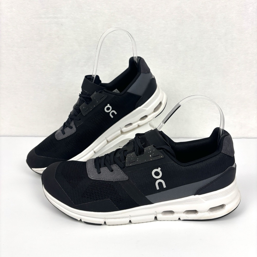 On Running Cloudnova Form Mens 10.5 Black White CloudTec Sneakers 87.98303